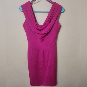 Silk Bright Pink Dress